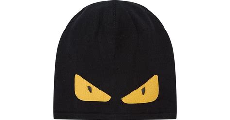 fendi wool beanie|fendi monster eyes beanie.